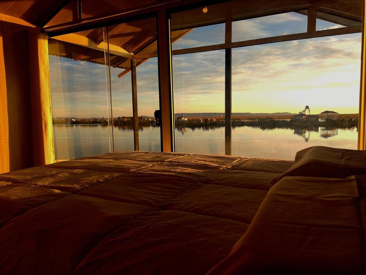 Titicaca Habitacion Panoramica Vista Al Amanecer Villa Puno Exterior photo