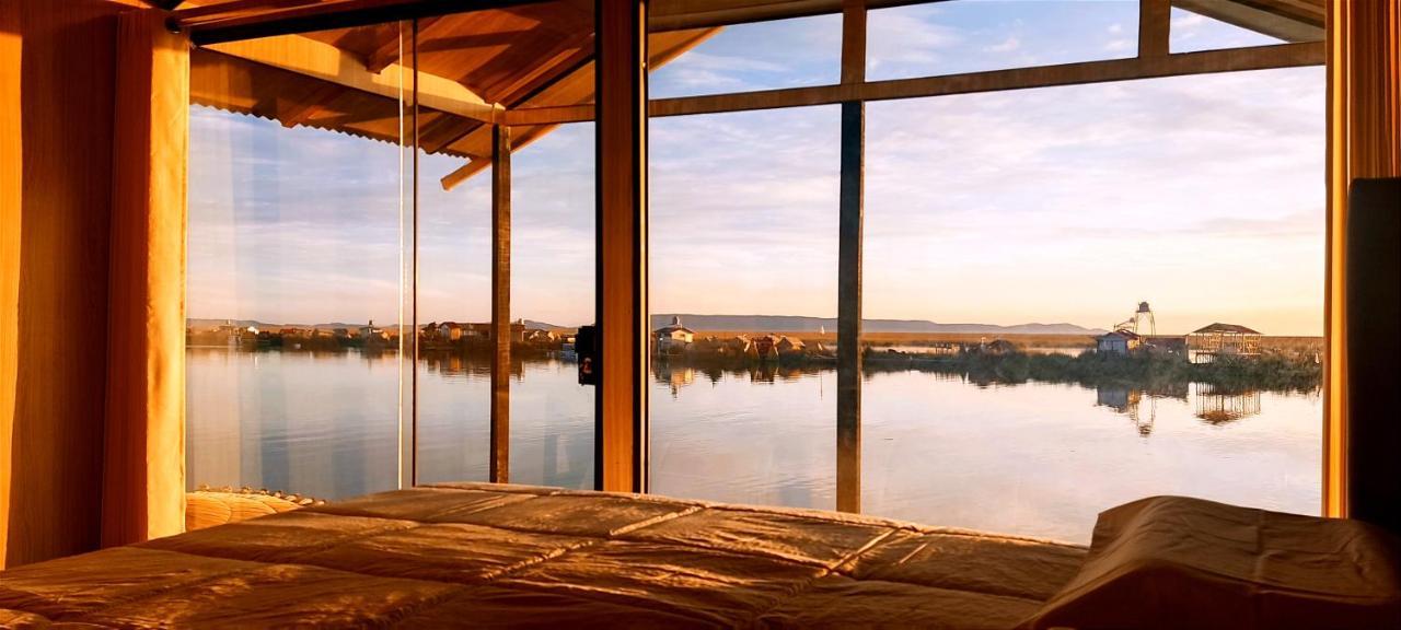 Titicaca Habitacion Panoramica Vista Al Amanecer Villa Puno Exterior photo