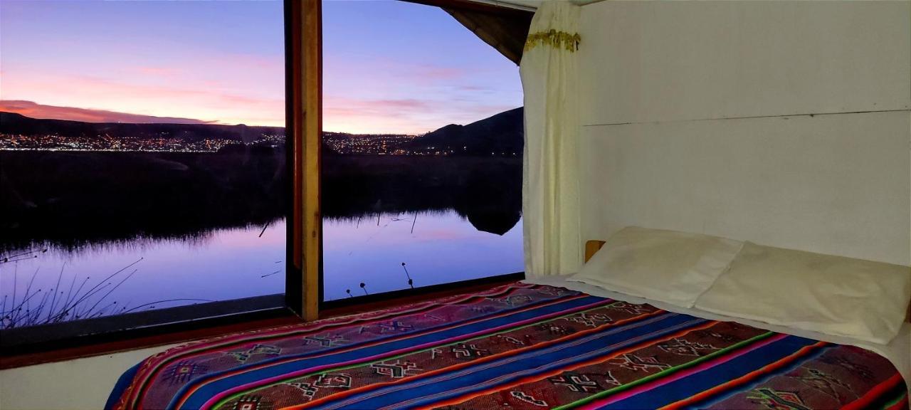 Titicaca Habitacion Panoramica Vista Al Amanecer Villa Puno Exterior photo