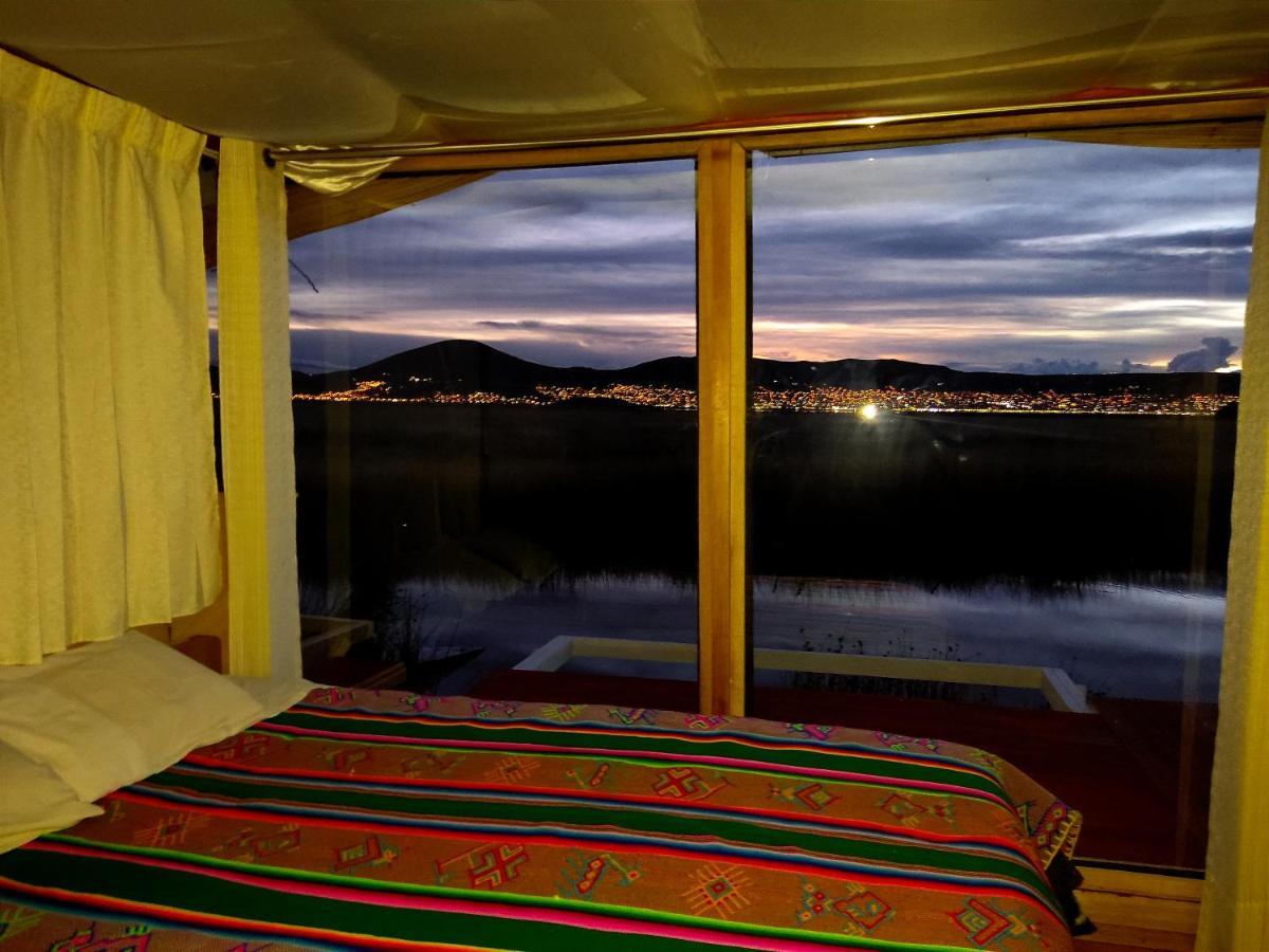 Titicaca Habitacion Panoramica Vista Al Amanecer Villa Puno Exterior photo