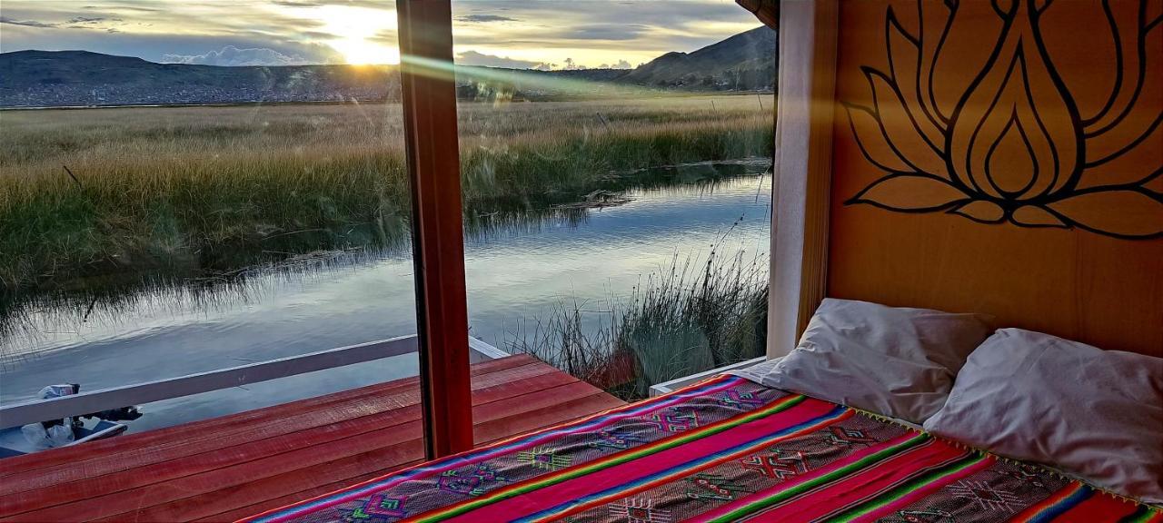 Titicaca Habitacion Panoramica Vista Al Amanecer Villa Puno Exterior photo