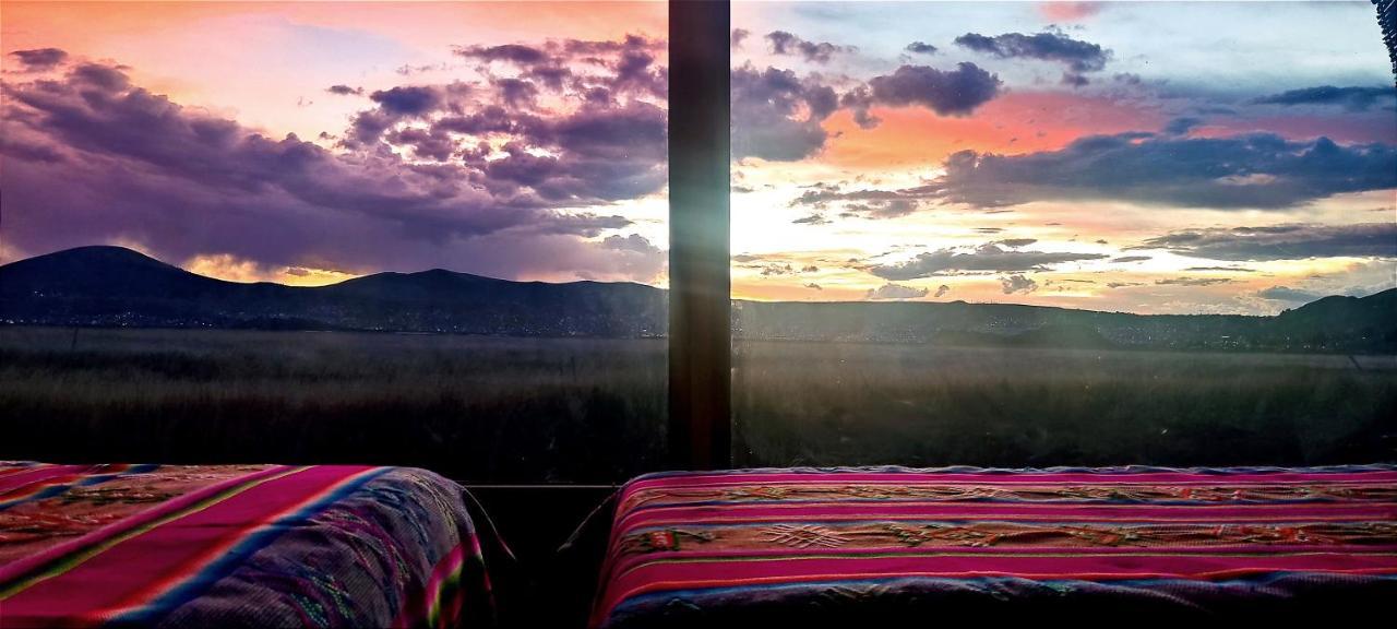 Titicaca Habitacion Panoramica Vista Al Amanecer Villa Puno Exterior photo