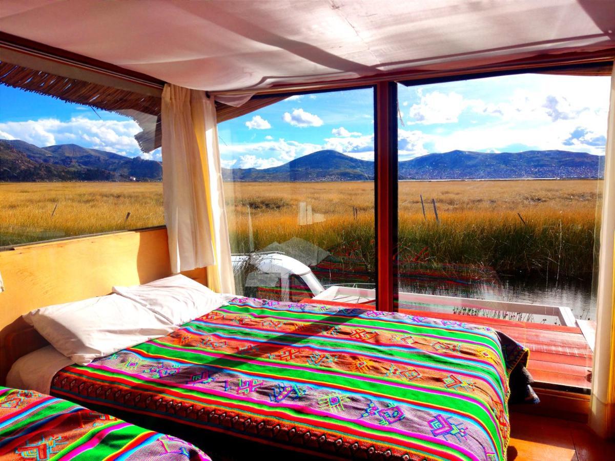 Titicaca Habitacion Panoramica Vista Al Amanecer Villa Puno Exterior photo